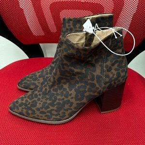 Cheetah booties